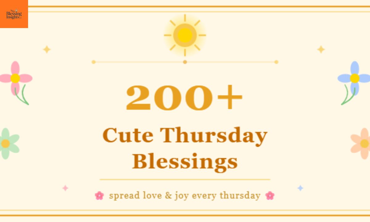 Thursday Blessings