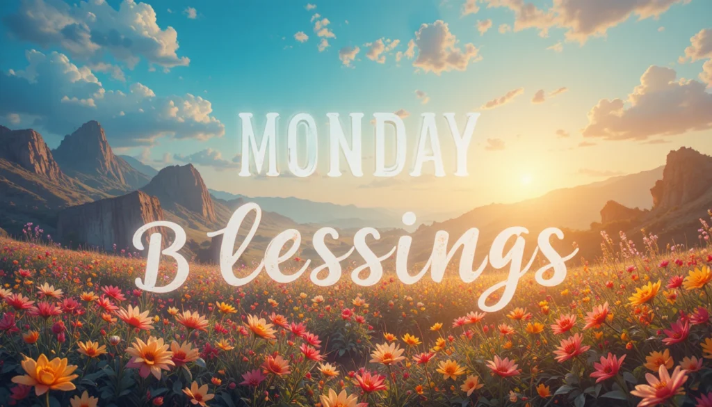 Sweet Good Morning Monday Blessings