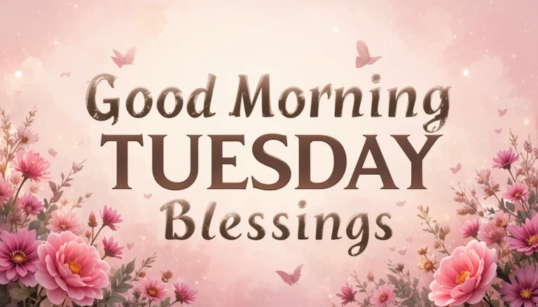 Good Morning Tuesday Blessings