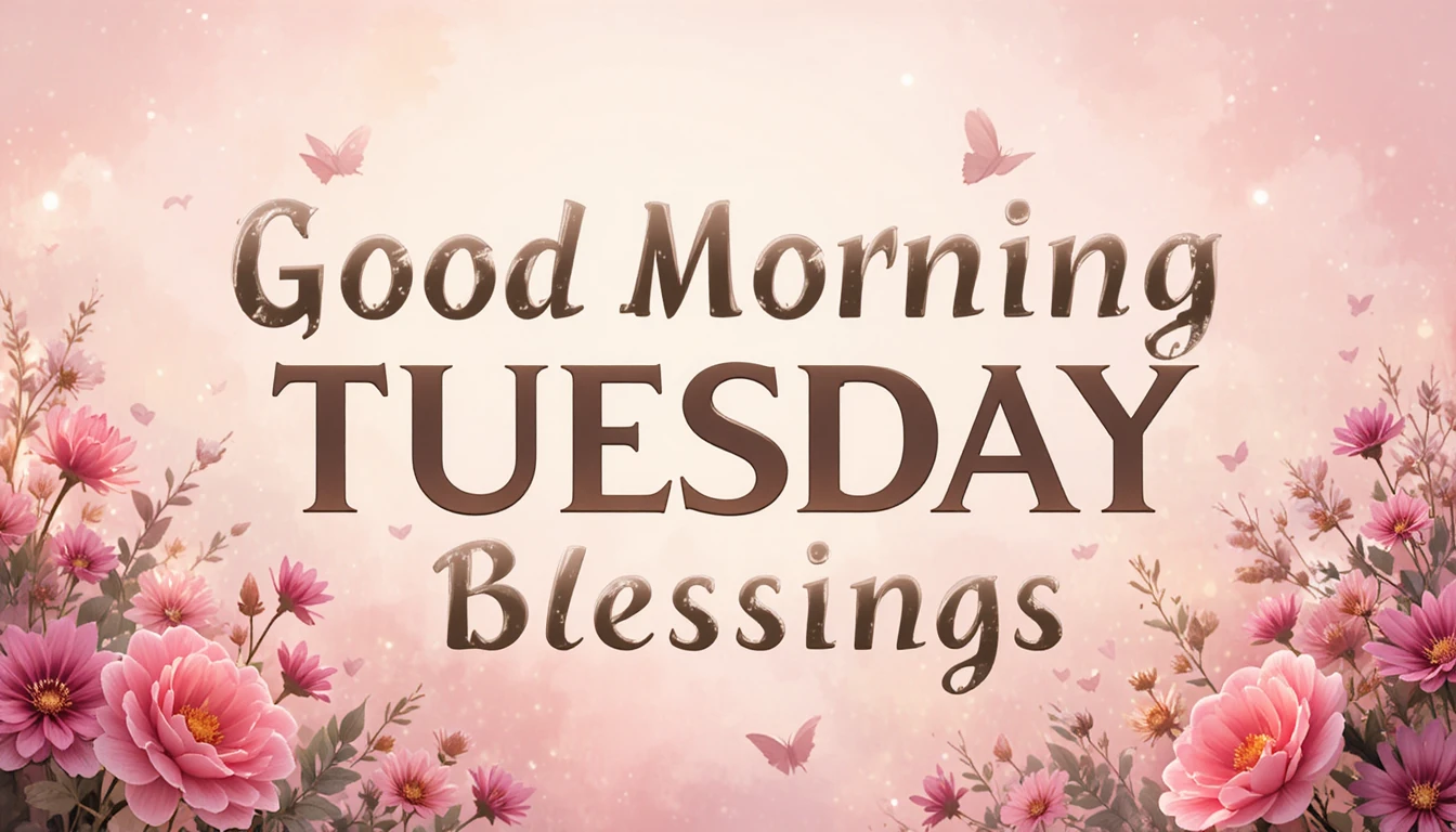 Good Morning Tuesday Blessings