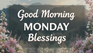 Good Morning Monday Blessings