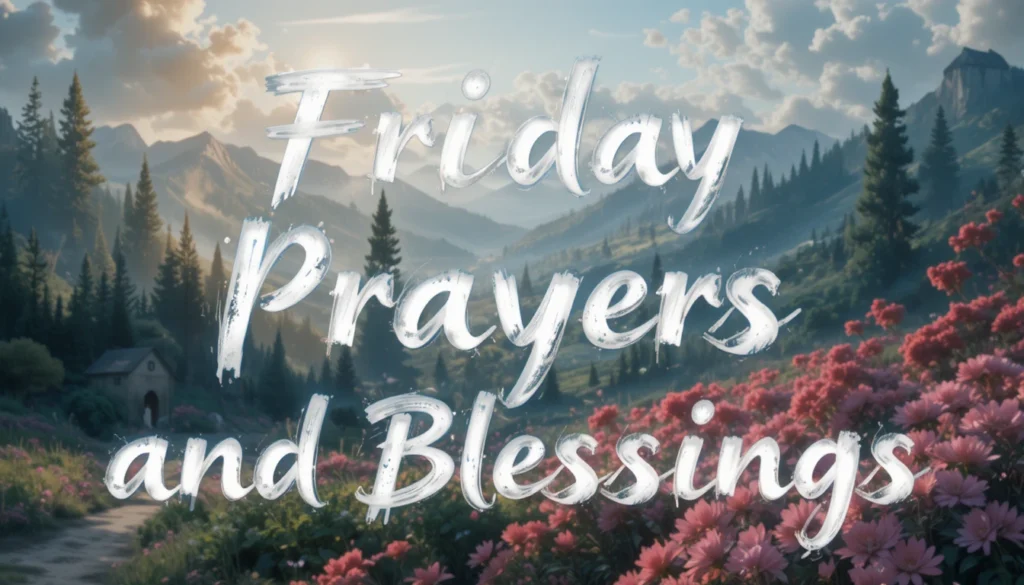 Friday Morning Prayers and Blessings