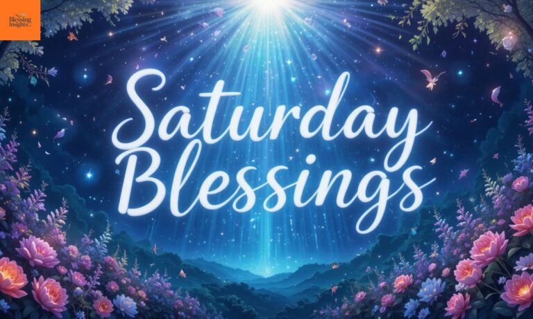 Inspiration Saturday Blessings
