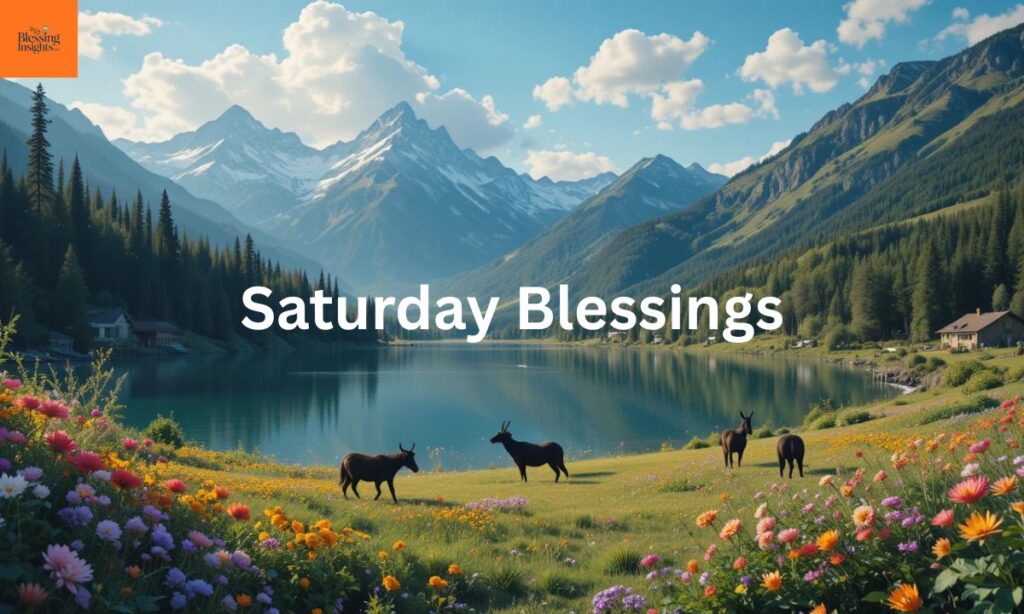 Inspiration Saturday Blessings