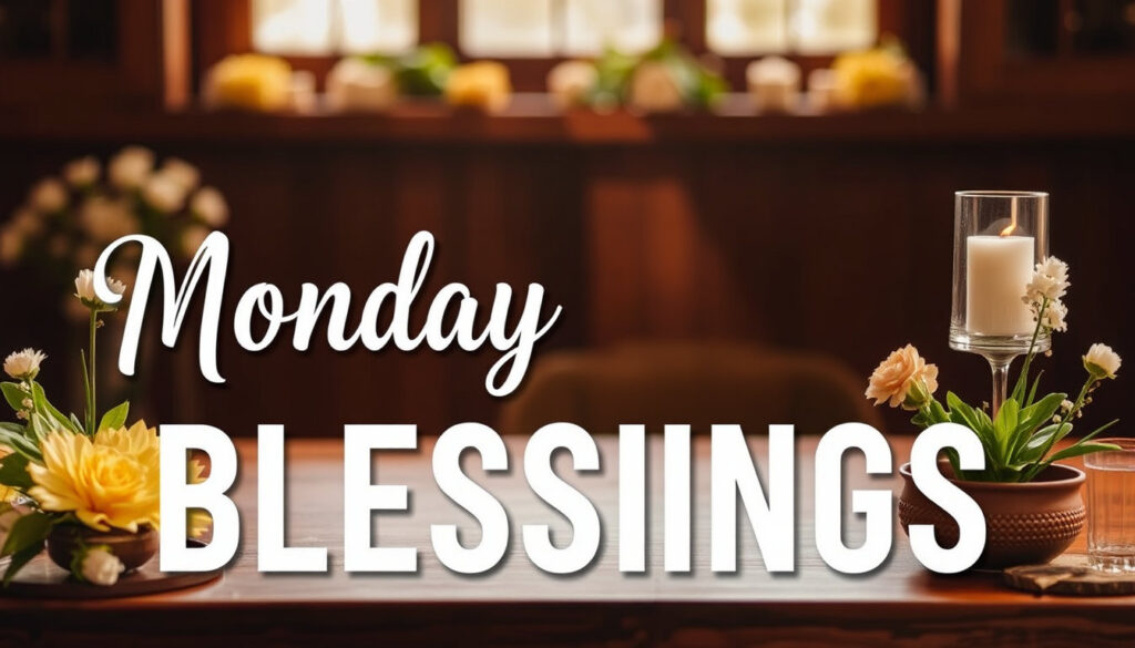 Beautiful Good Morning Monday Blessings