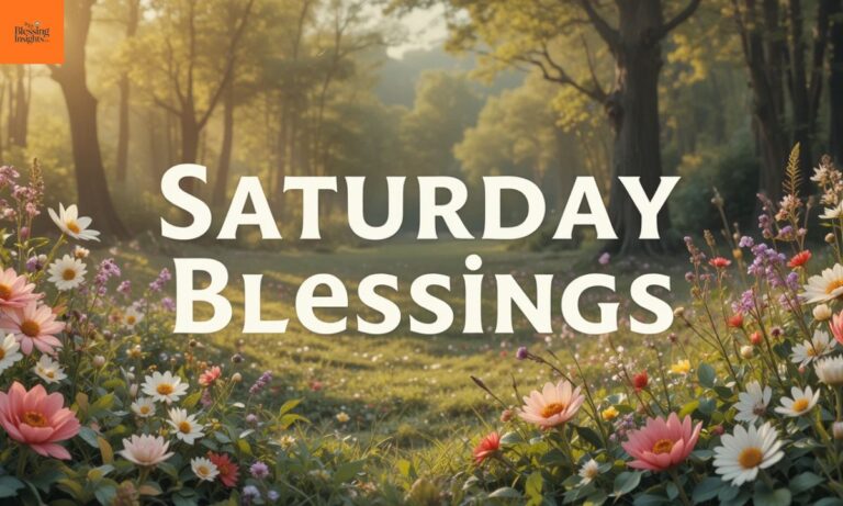 Saturday Blessings