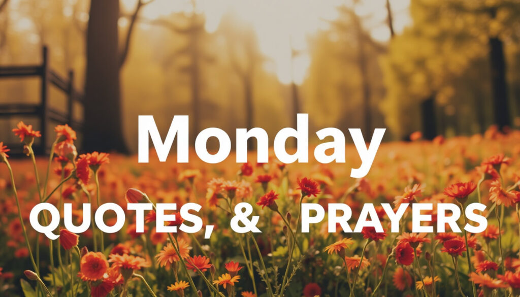Heartfelt Monday Prayers for Strength and Guidance