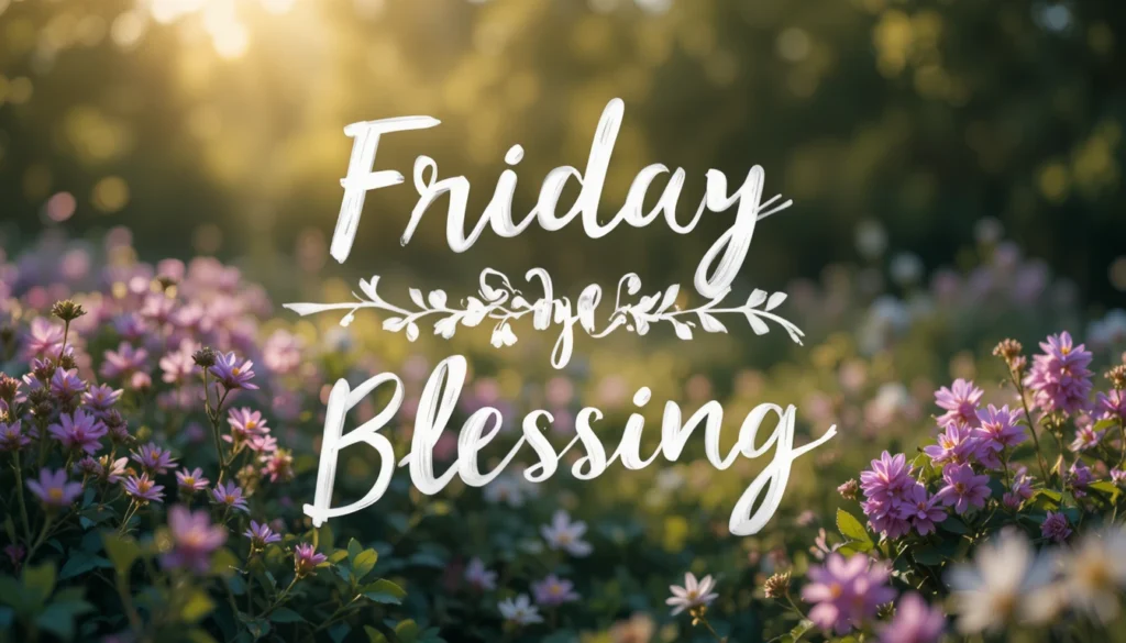 Friday Morning Prayers and Blessings