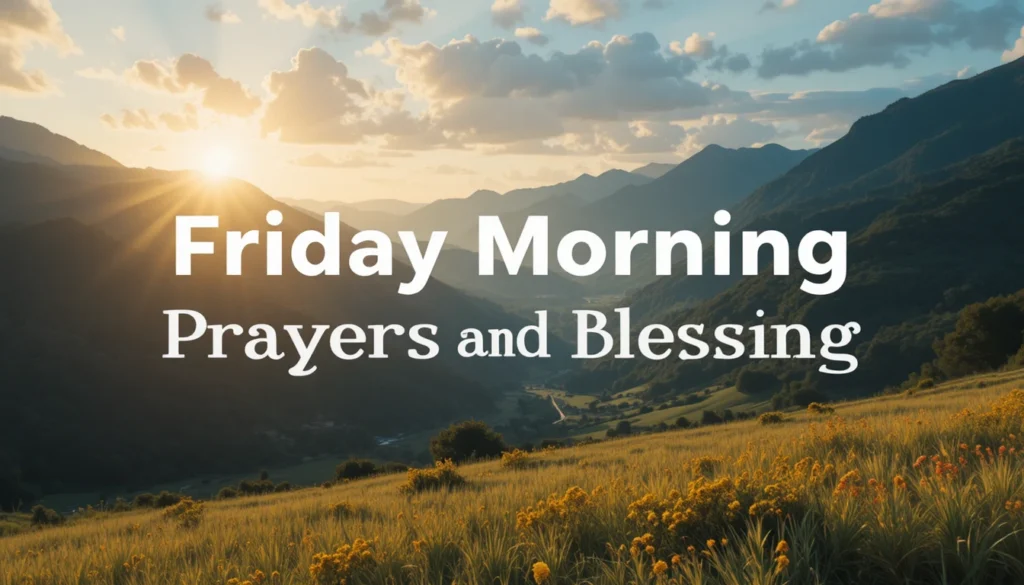 Friday Blessings for Friends and Family