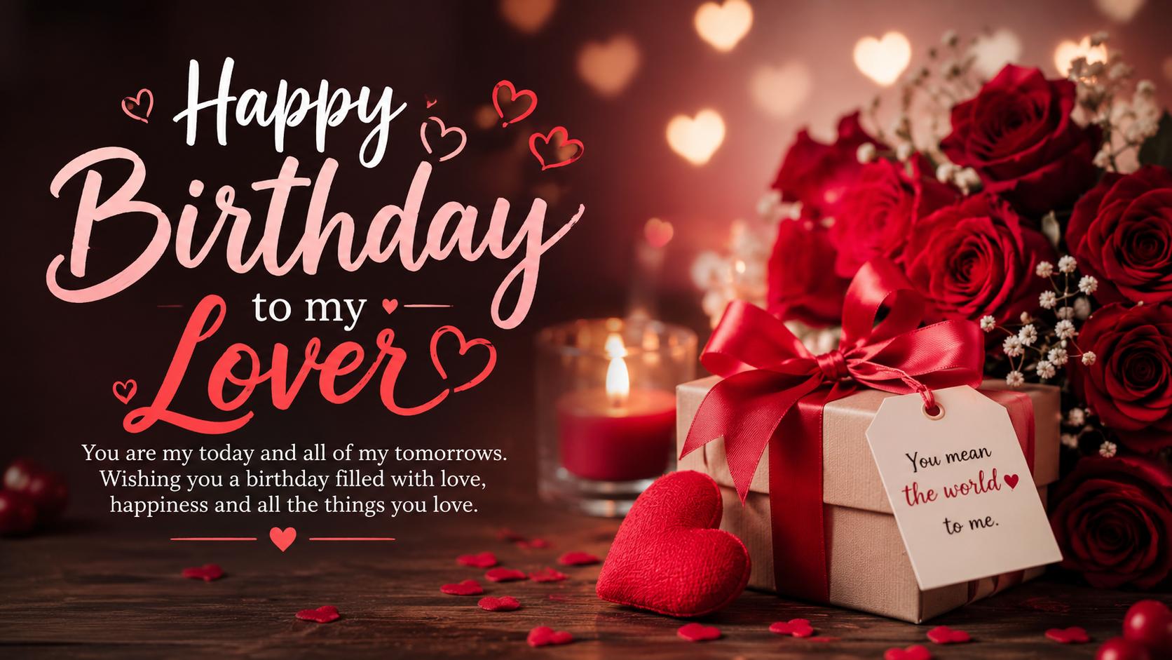 Happy Birthday Wishes for Lover