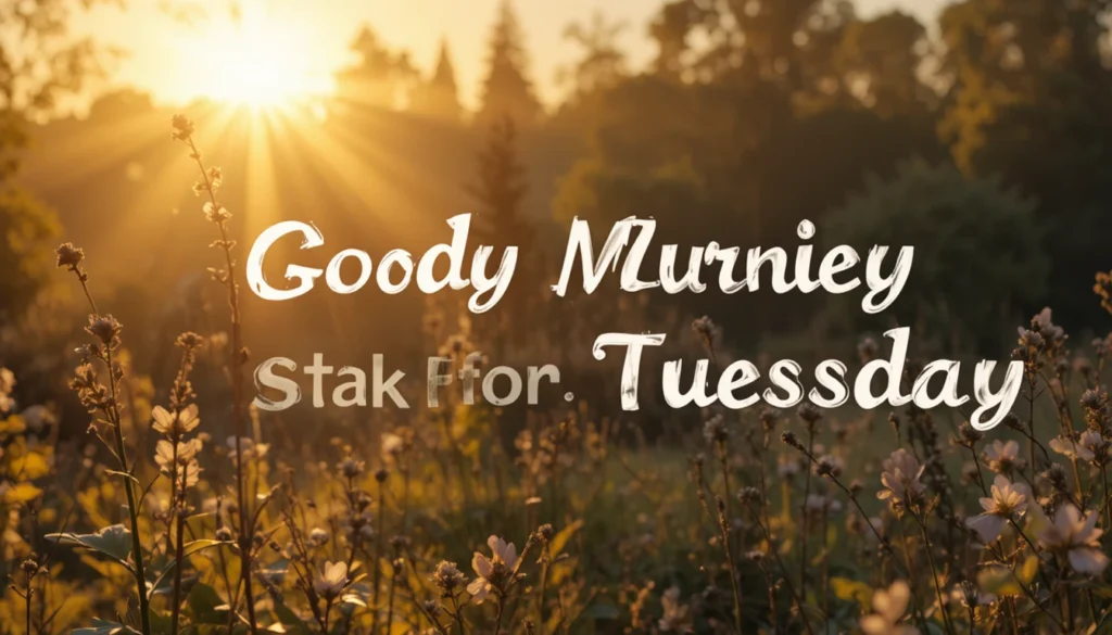 Tuesday Morning Prayers