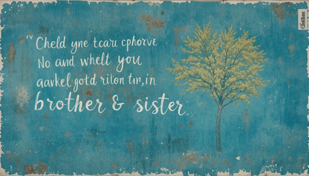 Brother and Sister Quotes