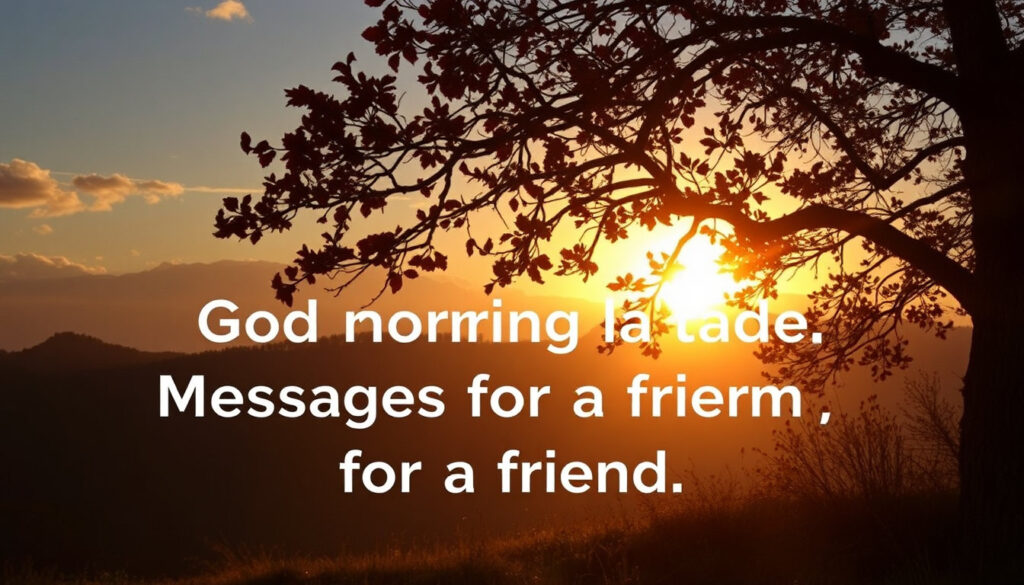 Long Distance Good Morning Message for a Friend