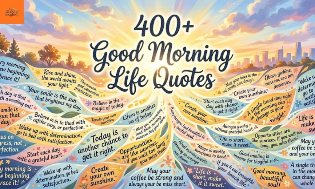 Good Morning Life Quotes