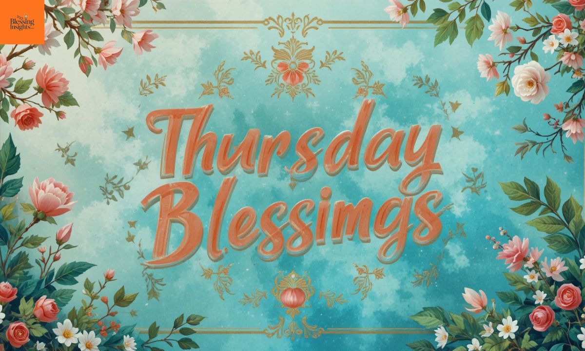 Good Morning Thursday Blessings