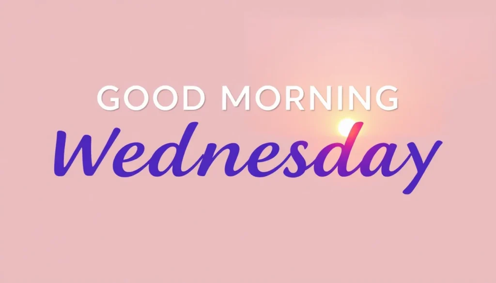 Powerful Good Wednesday Morning Blessings