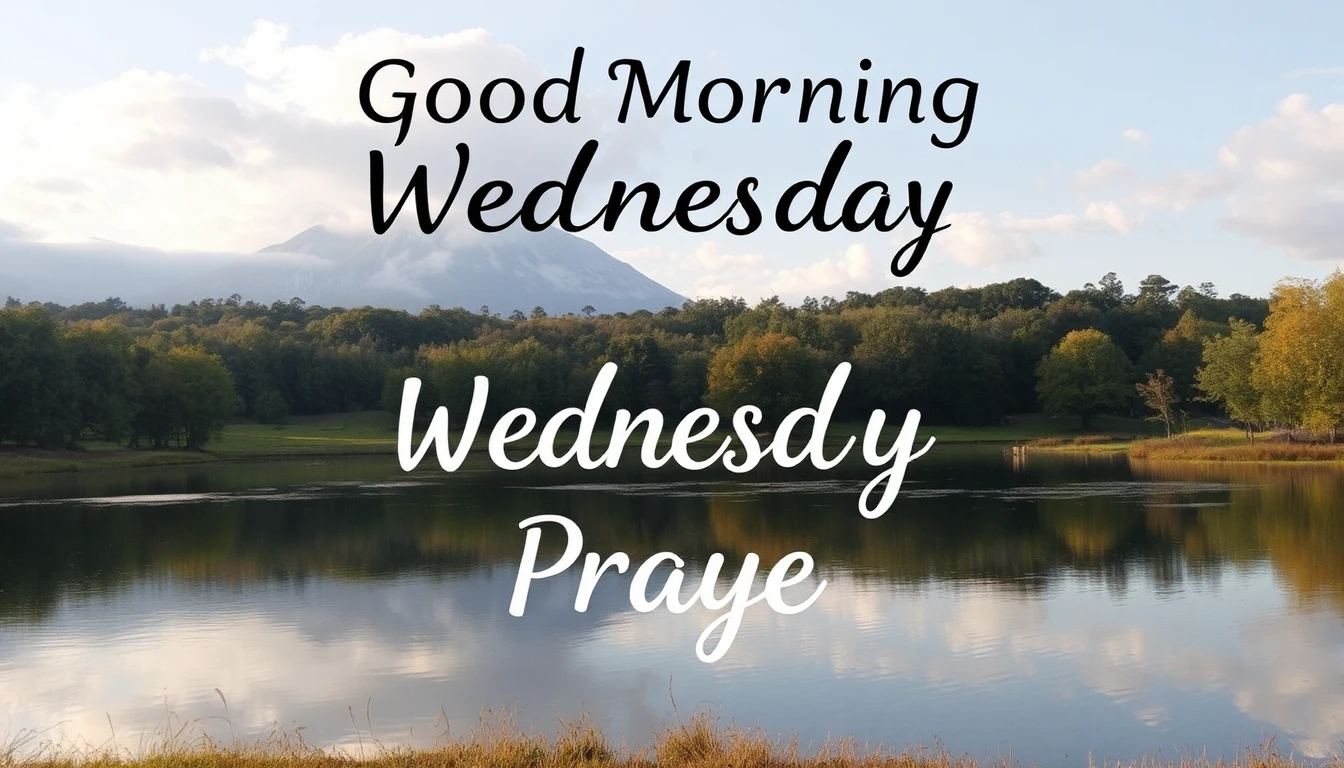 Good Morning Wednesday Blessings Prayer