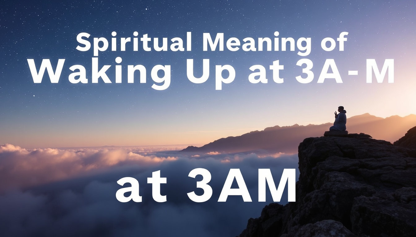 Spiritual Meaning of Waking Up at 3AM