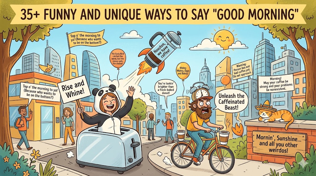 Funny and Unique Ways to Say “Good Morning