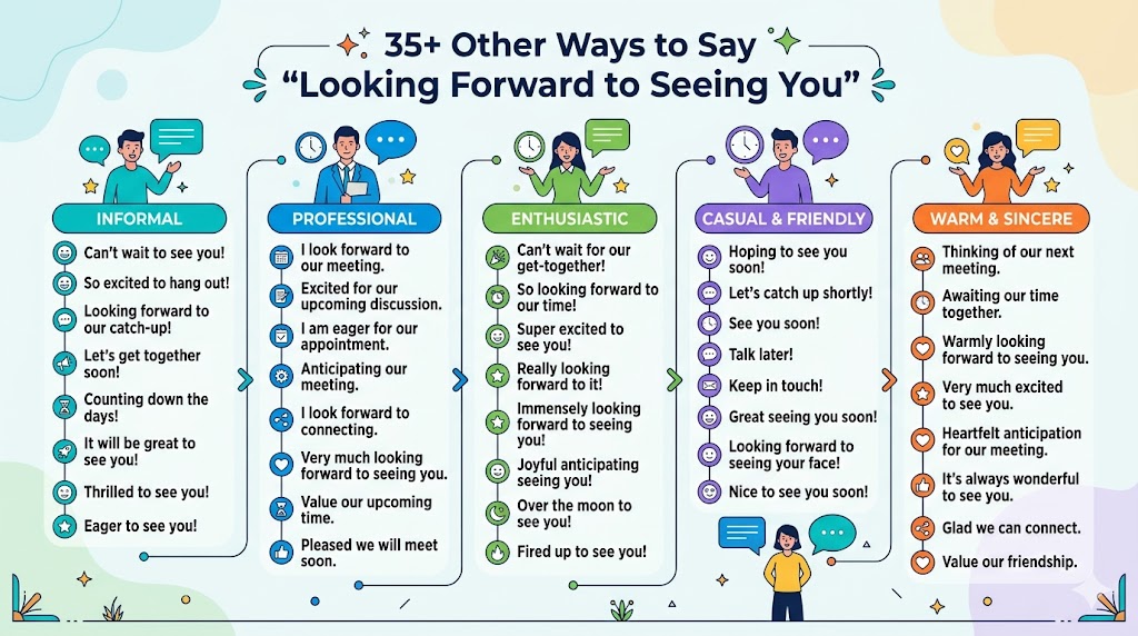 35+ Other Ways to Say “Looking Forward to Seeing You