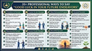 Professional Ways to Say “Good Luck in Your Future Endeavors