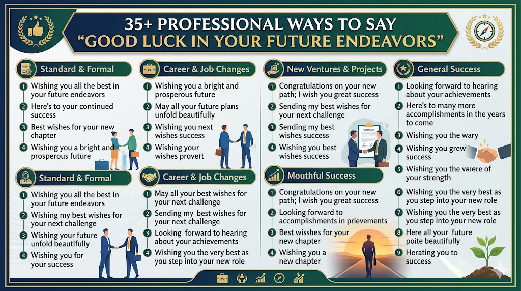 Professional Ways to Say “Good Luck in Your Future Endeavors