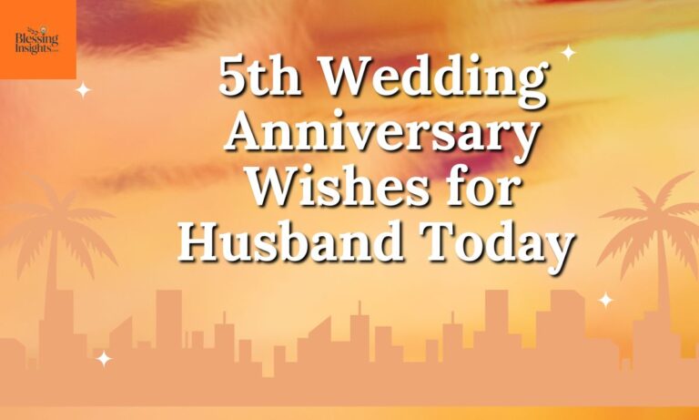 5th Wedding Anniversary Wishes for Husband