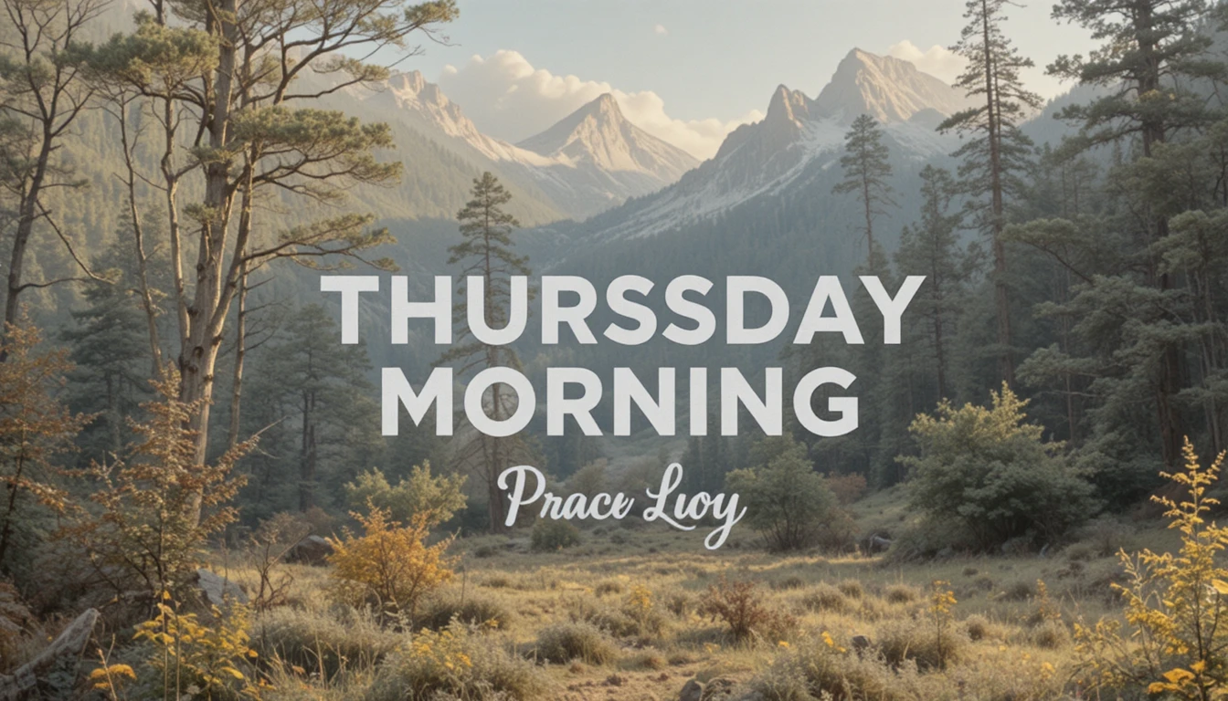 Thursday Morning Greetings