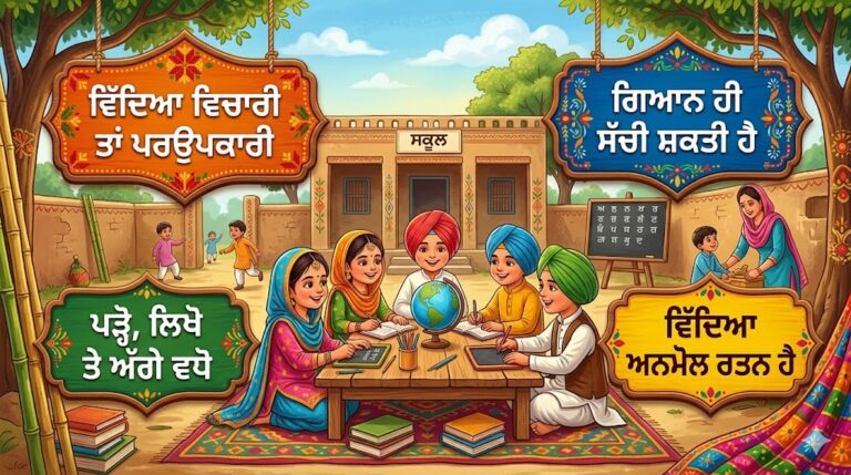 Educational Quotes in Punjabi