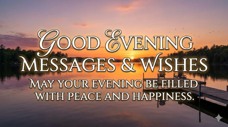 Good Evening Messages