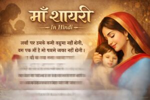 Maa Shayari In Hindi