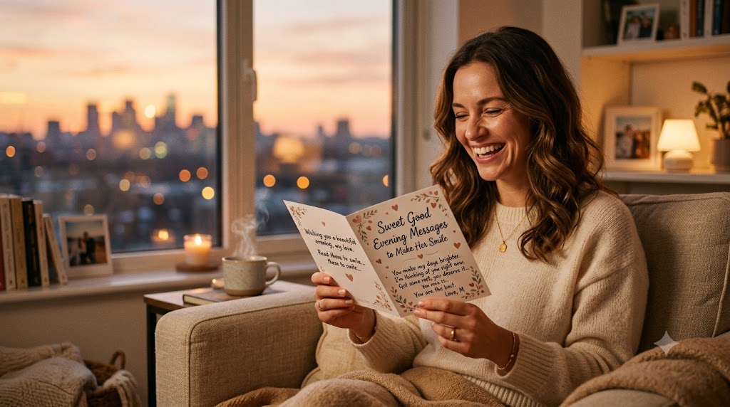 Why a Good Evening Message Can Make Her Smile