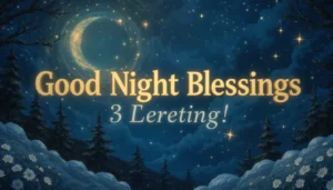 Good Night Blessings