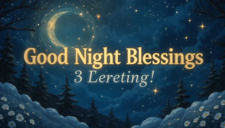 Good Night Blessings