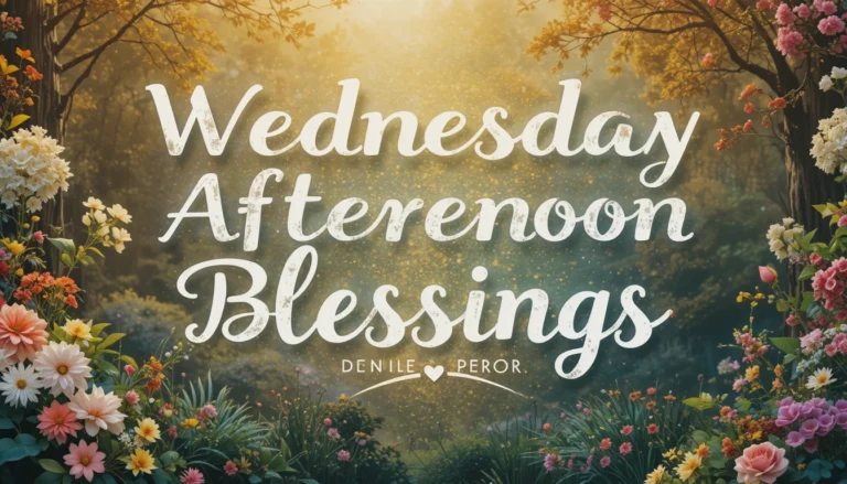 Wednesday Afternoon Blessings