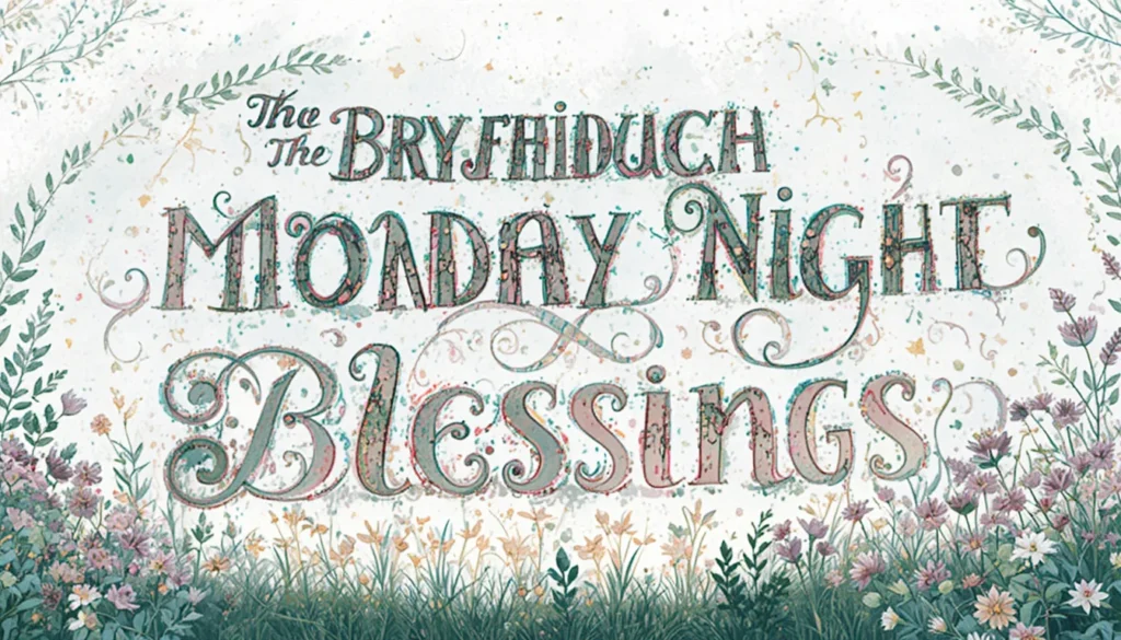 Monday Night Blessings to End Your Day with Peace