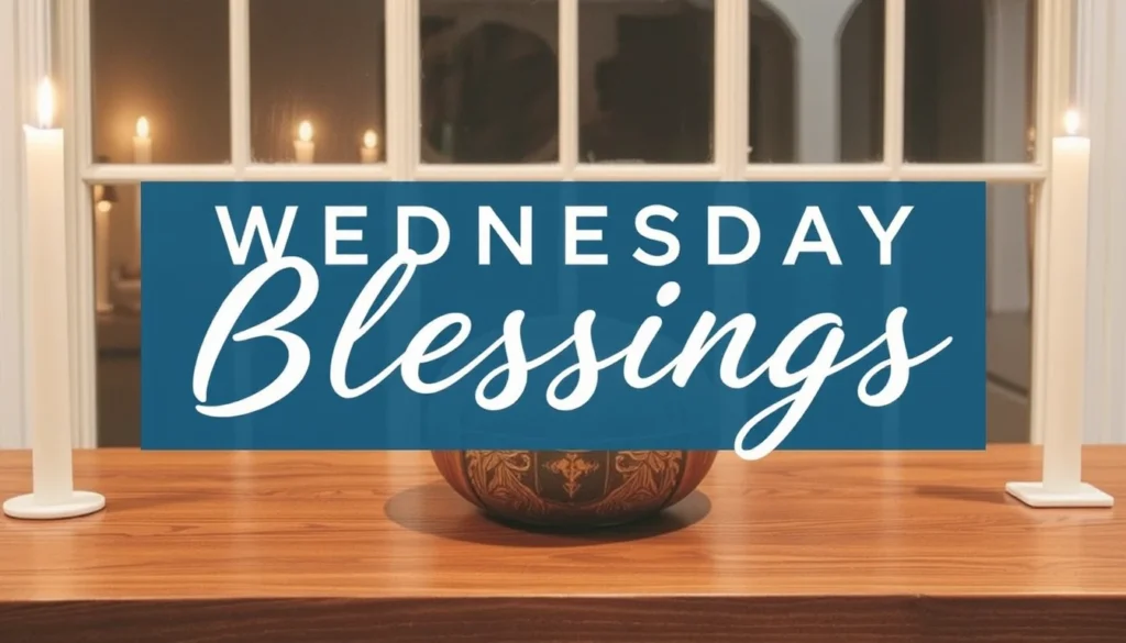 Wednesday Afternoon Blessings Bible Verses